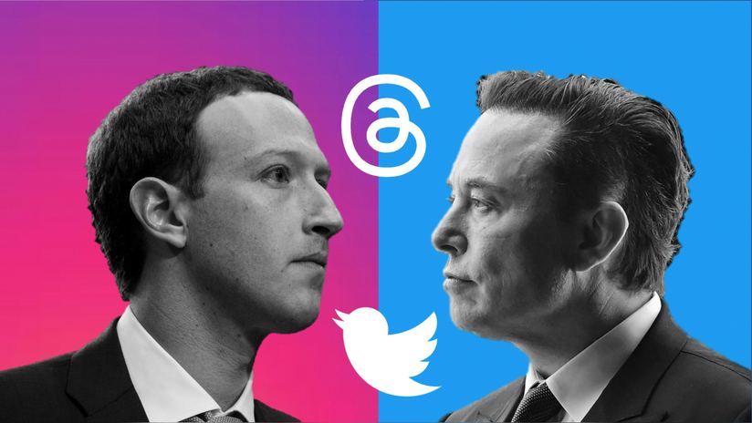 Threads 对抗 Twitter，马克·扎克伯格Mark Zuckerberg战胜埃隆·马斯克Elon Musk