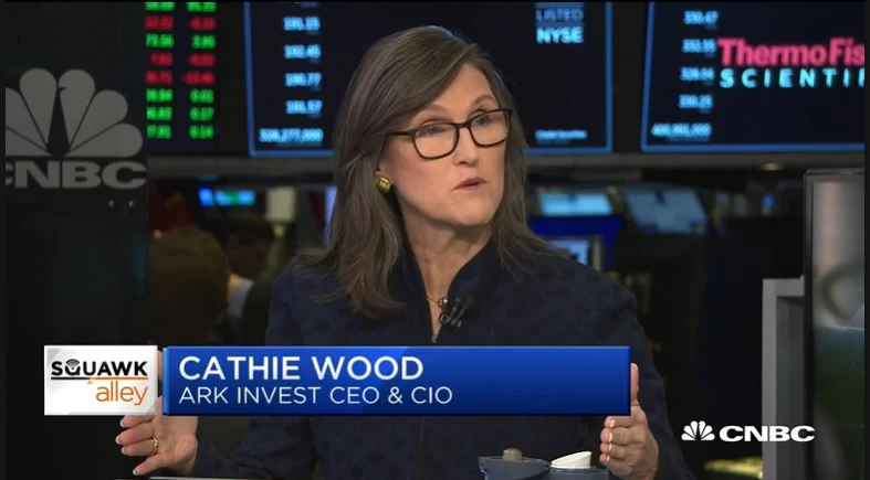 Cathie Wood 近一年来首次出售 Coinbase