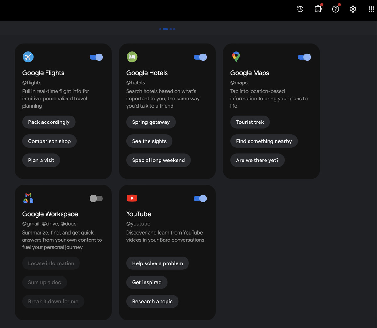 谷歌的 Bard AI 工具有一些超越 Bing 的新服务