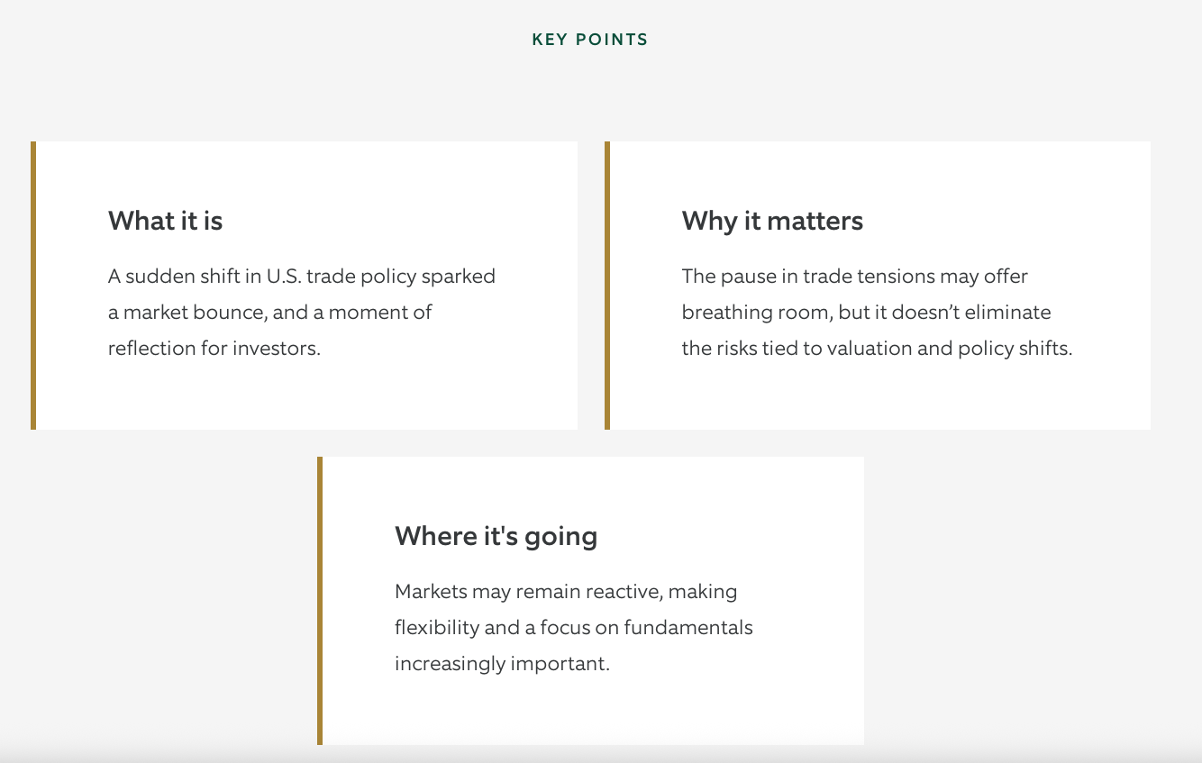 Call out Key points